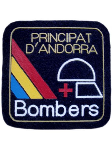 Bomberos Principat de Andorra Bombers parche insignia emblema distintivo Fire Dept 