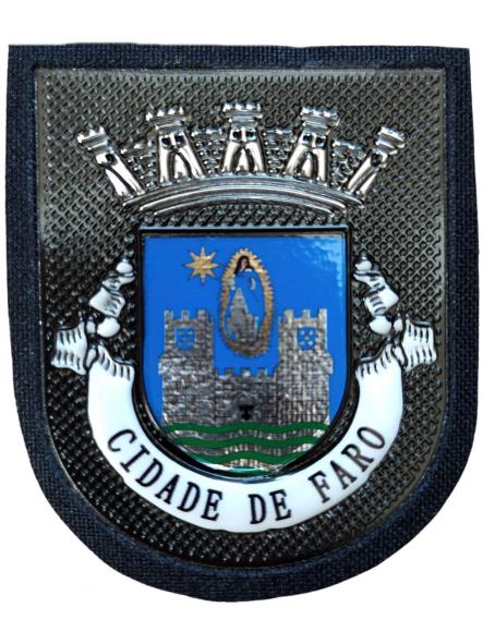 Policía Municipal Faro Portugal parche insignia emblema distintivo Police Dept