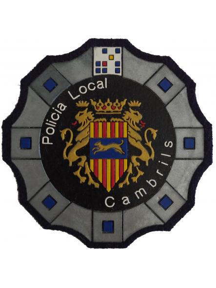 Policía Local Cambrils Tarragona Modelo 92 parche insignia emblema distintivo Police patch ecusson