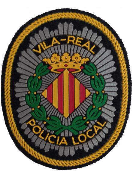 Policía Local Vila Real Comunidad Valenciana parche insignia emblema distintivo Police patch ecusson