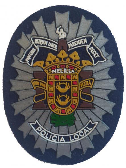 Policía local Melilla parche insignia emblema distintivo police patch ecusson [0]