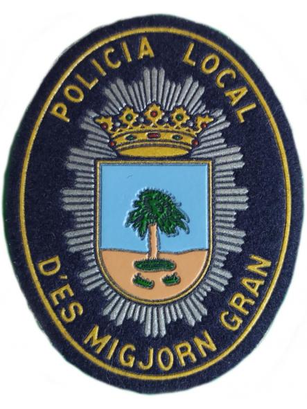 Policía Local Es Migjorn Gran Baleares parche insignia emblema police patch ecusson
