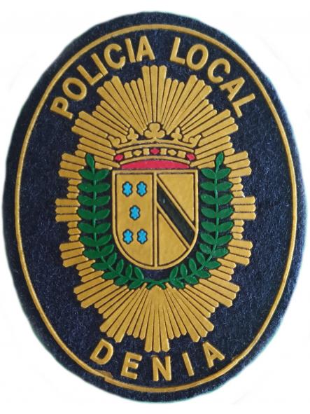 Policía Local Denia Alicante Comunidad Valenciana parche insignia emblema distintivo Police patch ecusson