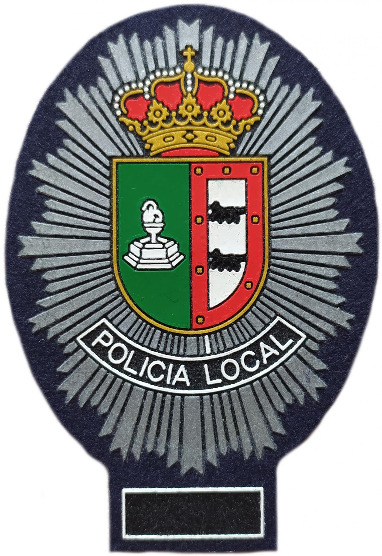 Policía Local Fuensalida Castilla la Mancha parche insignia emblema distintivo police patch ecusson