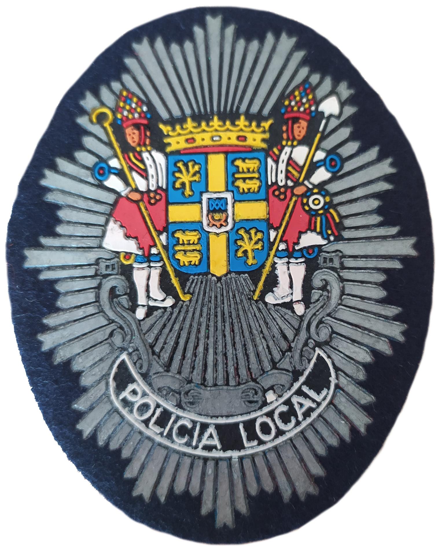 Policía Local Mentrida Castilla la Mancha parche insignia emblema patch ecusson Police Dept