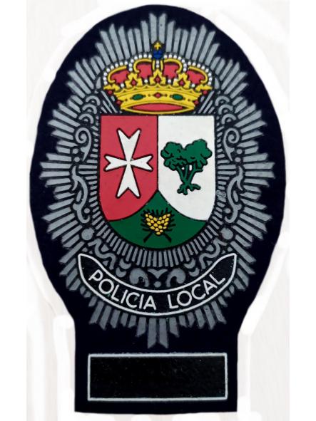 Policía Local Carranque Castilla la Mancha parche insignia emblema distintivo police patch ecusson