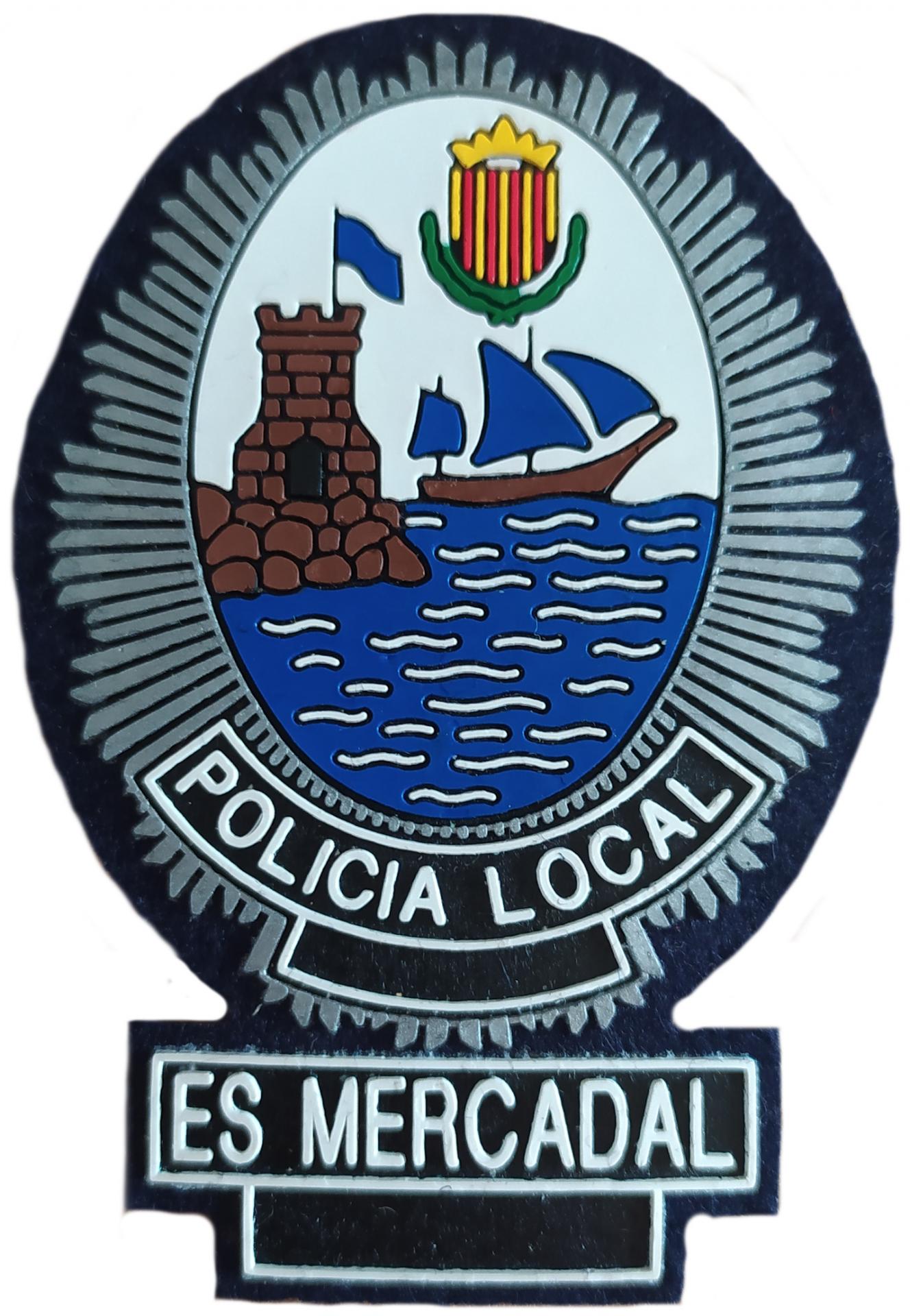 Policía Local Es Mercadal Baleares parche insignia emblema distintivo