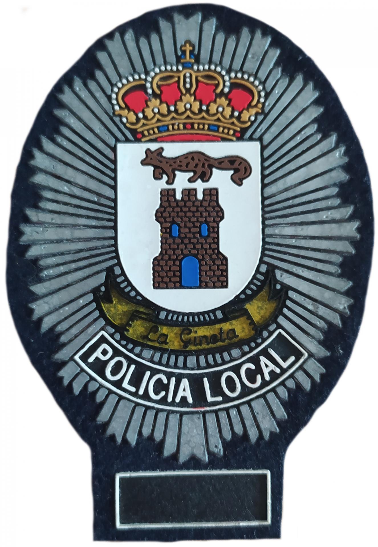 Policía Local La Gineta Castilla la Mancha parche insignia emblema patch ecusson Police Dept