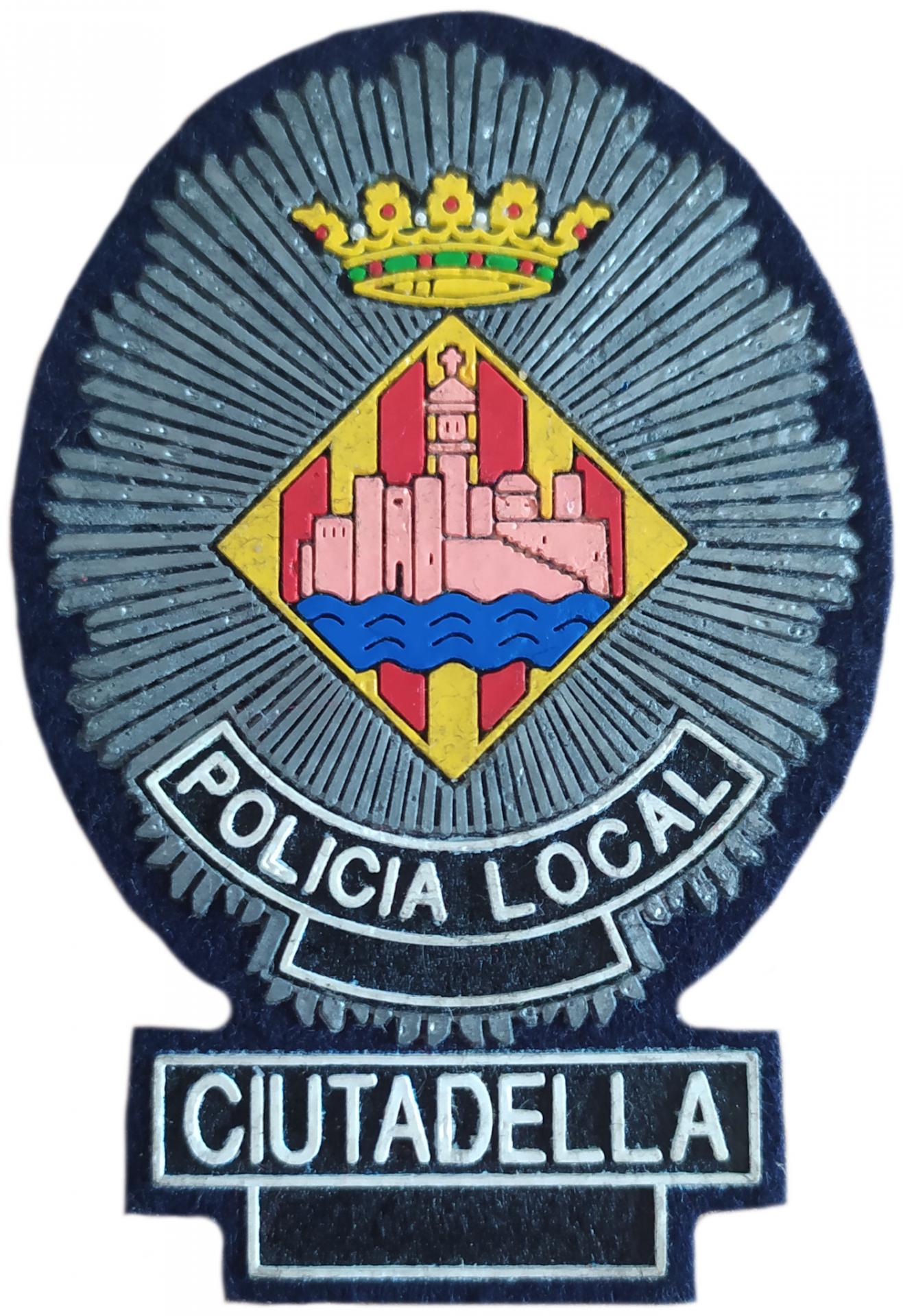 Policía Local Ciutadella parche insignia emblema patch ecusson Police Dept