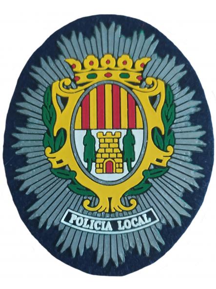 Policía Local Alcañiz Teruel parche insignia emblema patch ecusson Police Dept