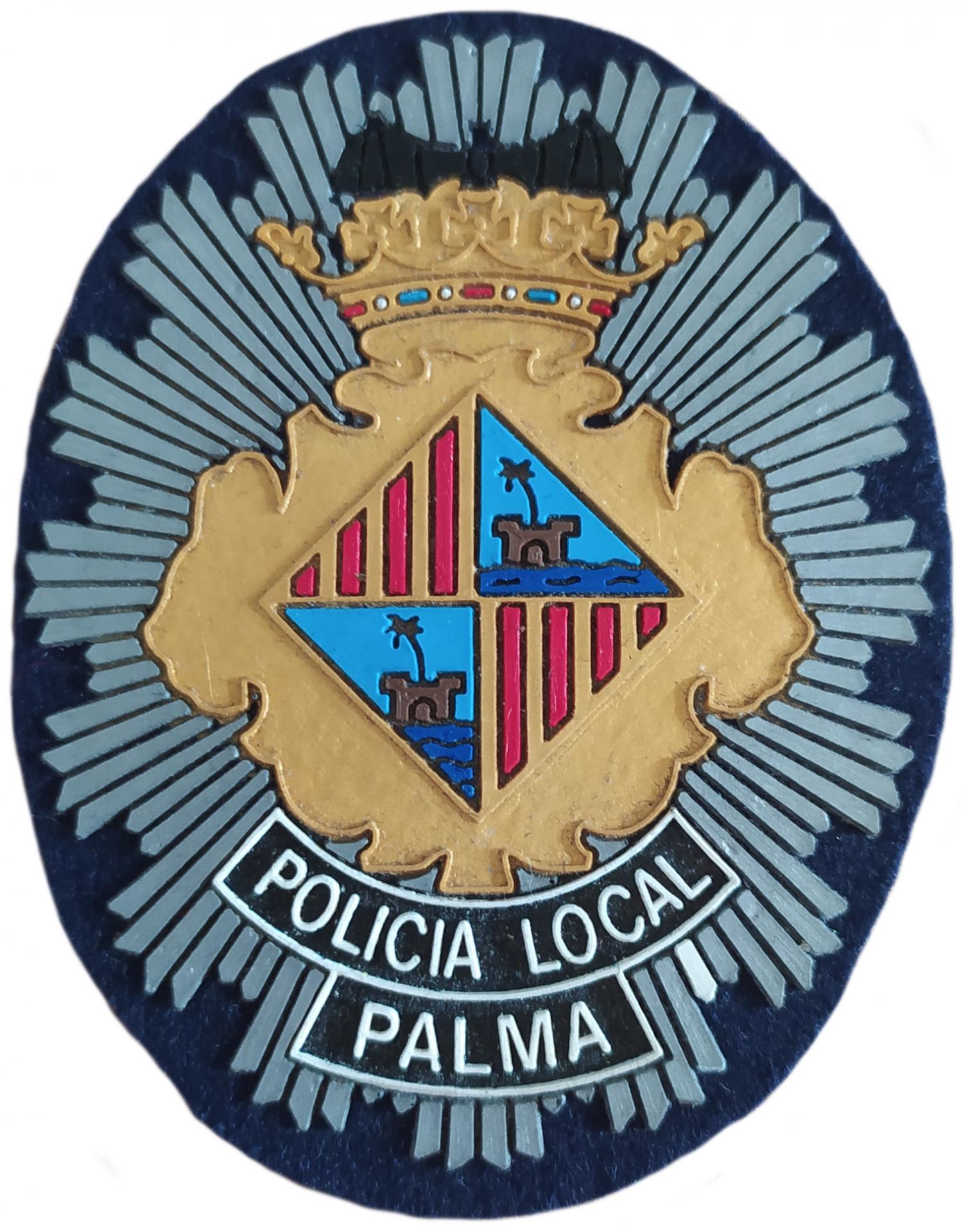 Policía Local Palma de Mallorca Islas Baleares parche insignia emblema distintivo Police patch ecusson