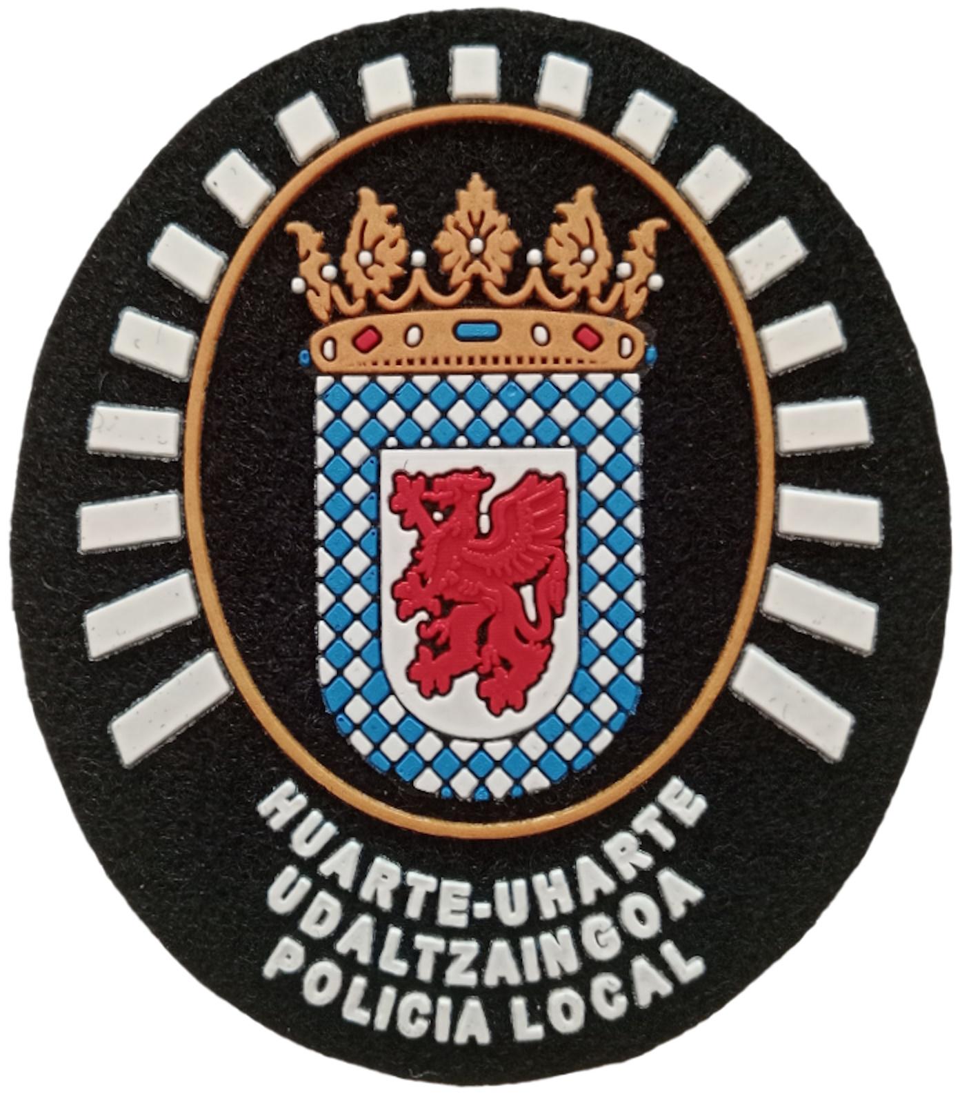 Policía Local Udaltzaingoa Huarte País Vasco Euskadi parche insignia emblema ecusson Police patch