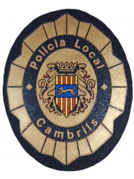 Policía Local de Cambrils Cataluña parche insignia emblema distintivo police patch ecusson [0]
