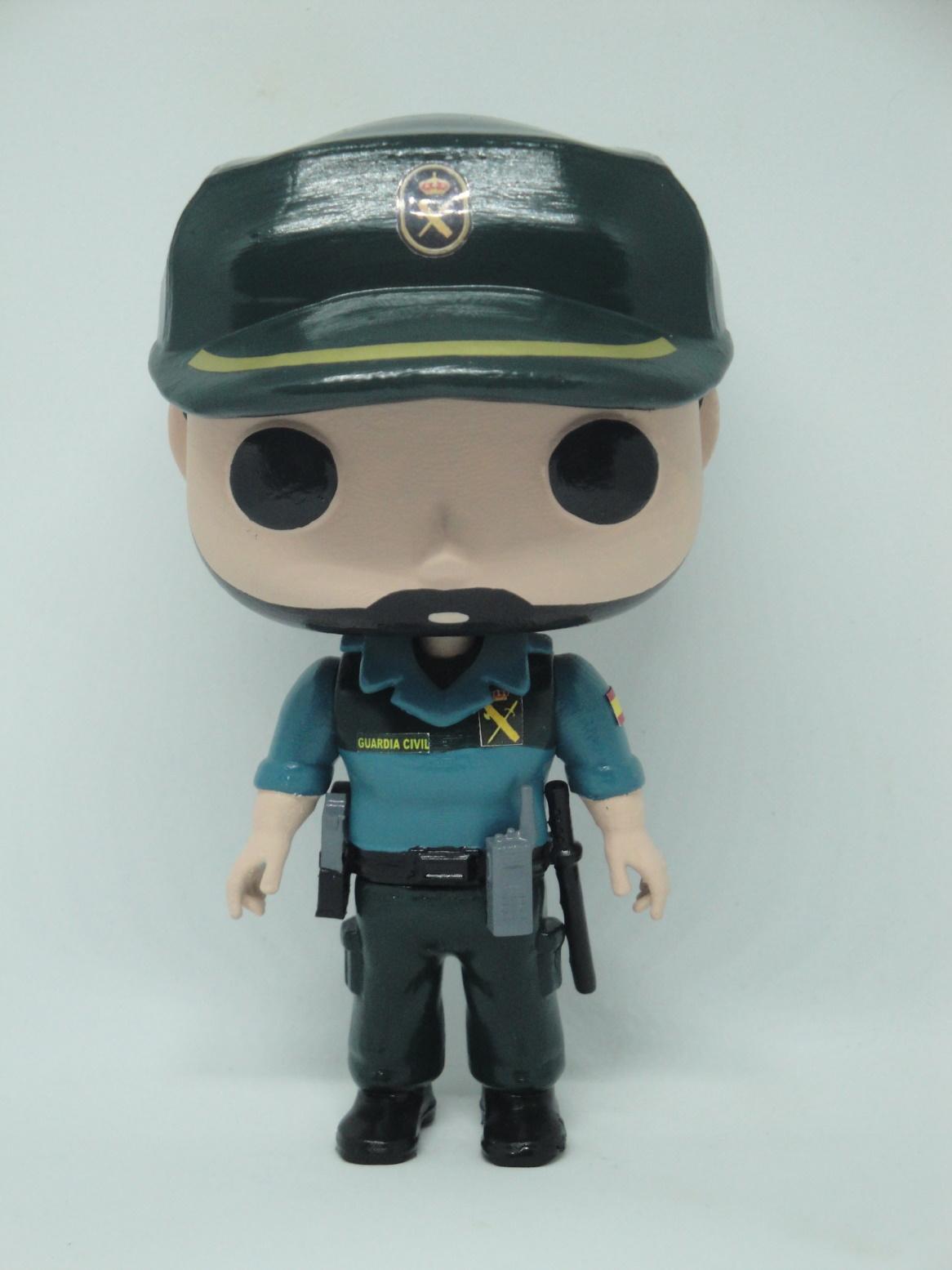 Funko pop Guardia Civil con uniforme de seguridad ciudadana hombre funcops