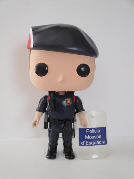 Funko pop Mossos Esquadra policía de Cataluña grupo Arro hombre funcops