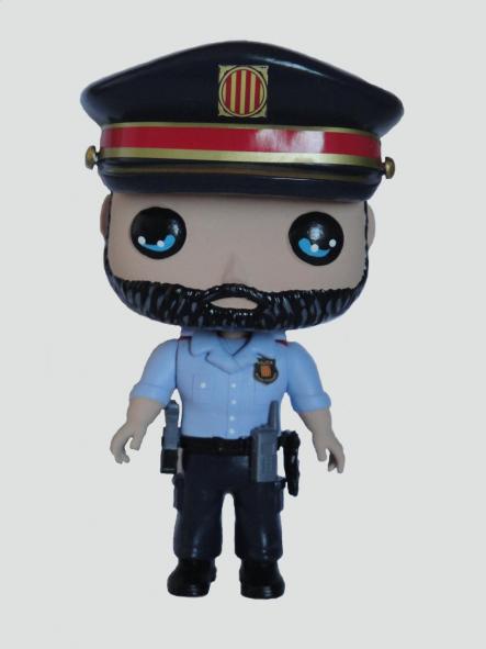 Funko pop Mossos Esquadra policía de Cataluña uniforme antiguo hombre funcops