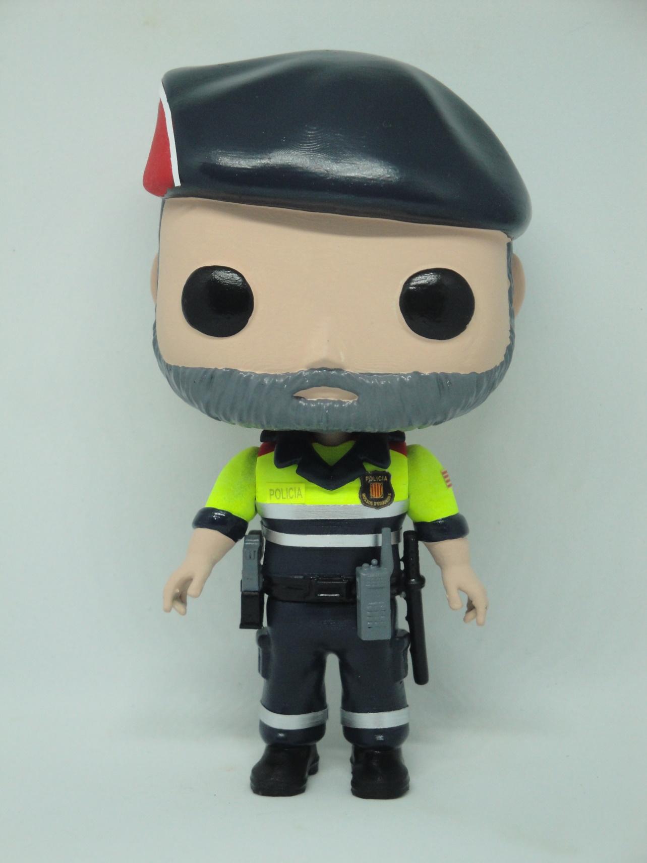 Funko pop Mossos Esquadra policía de Cataluña uniforme patrulla de trafico transit hombre funcops