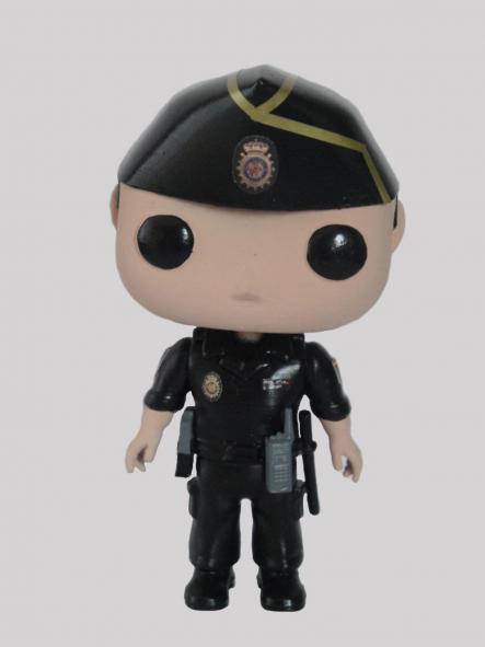 Funko pop Policía Nacional CNP con uniforme de Fronteras y Extranjería hombre funcops