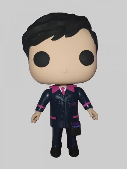 Funcops con uniforme de revisor supervisor de Renfe viajeros hombre [1]