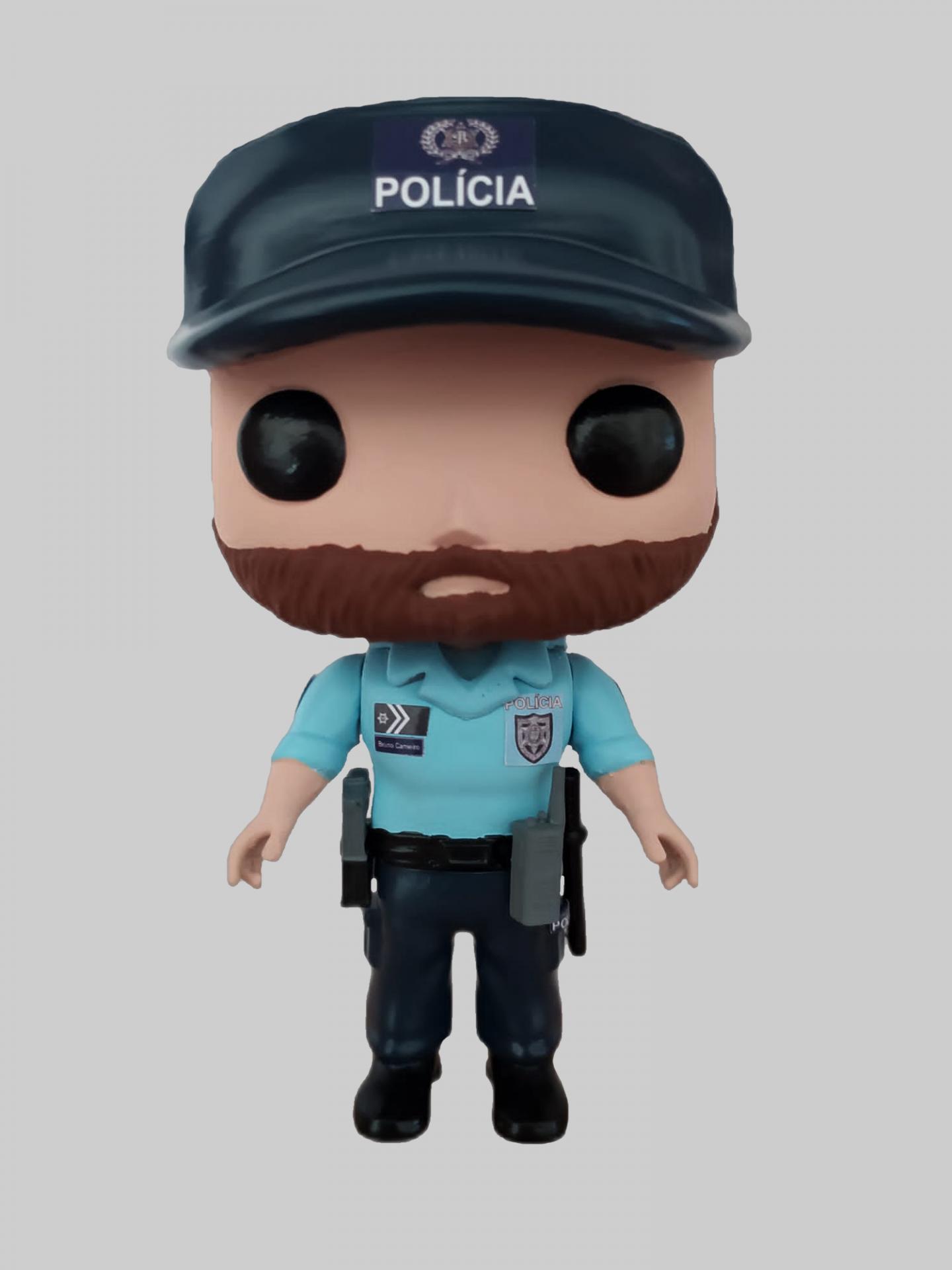Funcops Policía de Segurança Pública o Nacional de Portugal hombre