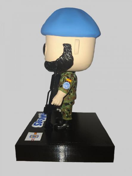 Funcops con uniforme de camuflaje del Ejército de Tierra Cascos Azules ONU hombre [2]