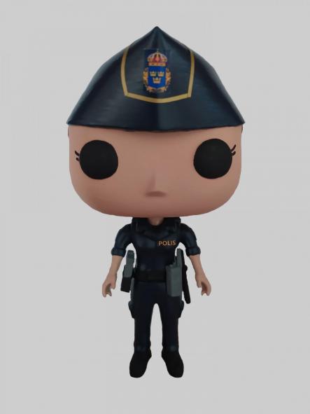 Funcops uniforme Policía Nacional de Suecia mujer Sweden Polis woman [0]