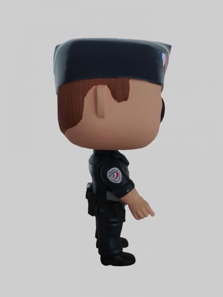 Funcops Policía Nacional Francia Police Nationale con uniforme de verano hombre  [2]