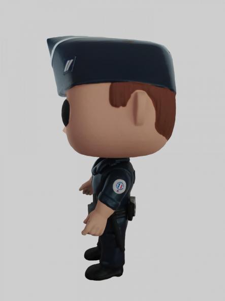 Funcops Policía Nacional Francia Police Nationale con uniforme de verano hombre  [3]