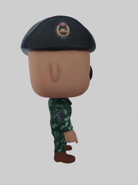 Funcops con uniforme de camuflaje del Ejército de Tierra Brigada Aragón hombre [1]