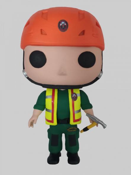Funcops Guardia Civil uniforme GREIM Grupo de Rescate e Intervención en Montaña hombre