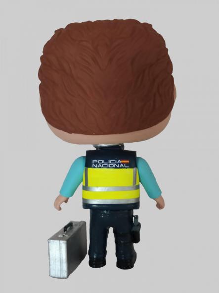 Funcops Policía Nacional con uniforme de Judicial o Científica hombre [1]