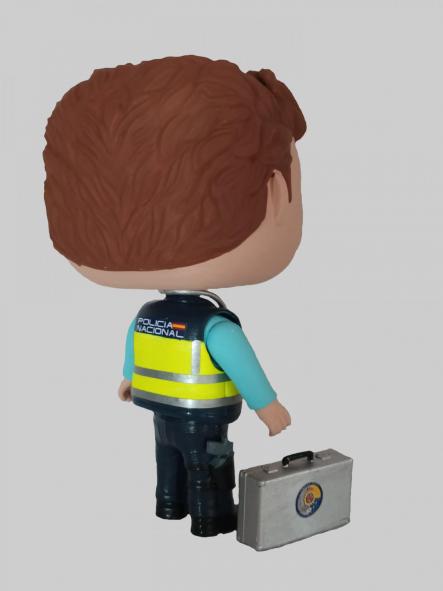 Funcops Policía Nacional con uniforme de Judicial o Científica hombre [2]