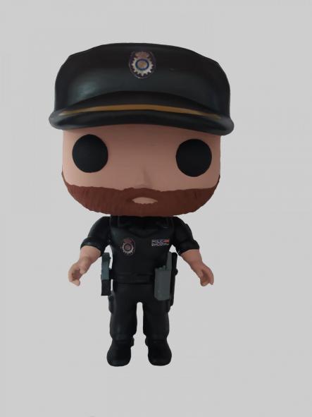 Funcops Policía Nacional nuevos logos uniforme de seguridad ciudadana hombre