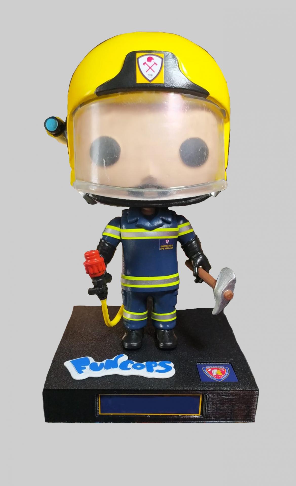 Funcops Uniforme Bomberos Consorcio provincial de Málaga Emergencias Bomberos Rescate y Salvamento hombre