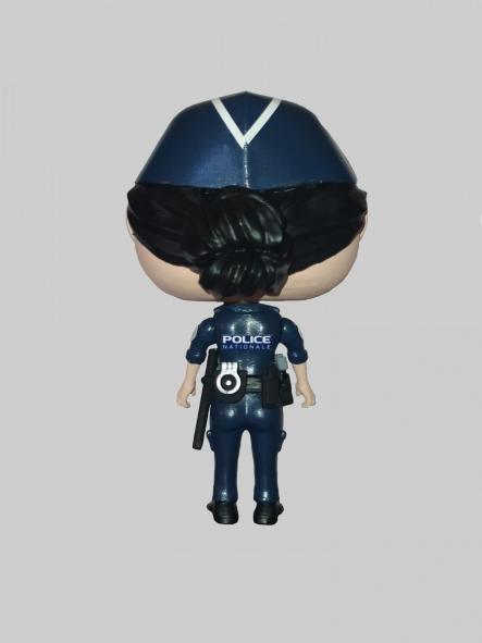 Funcops Policía Nacional Francia Police Nationale con uniforme de verano mujer [1]