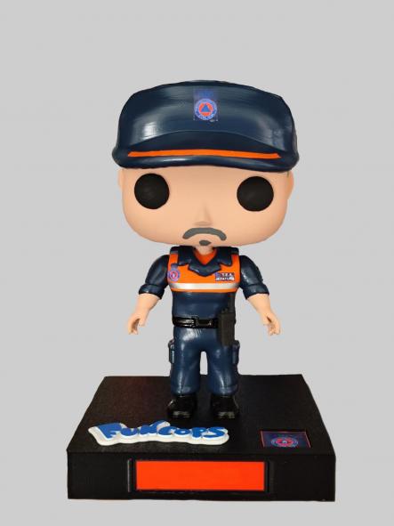 Funcops con Uniforme de Protección Civil de Coslada hombre