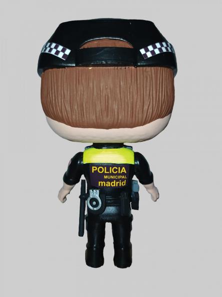 Funcops Policía Municipal de Madrid uniforme negro amarillo 2000 hombre [1]