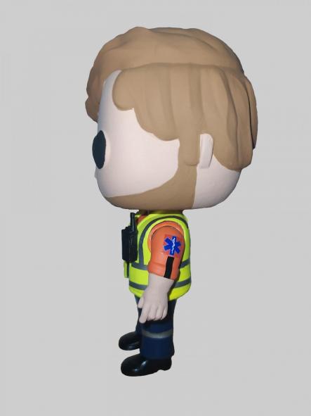 Funcops con Uniforme de Servicio de Asistencia Municipal de Urgencia y Rescate de Madrid SAMUR hombre [3]