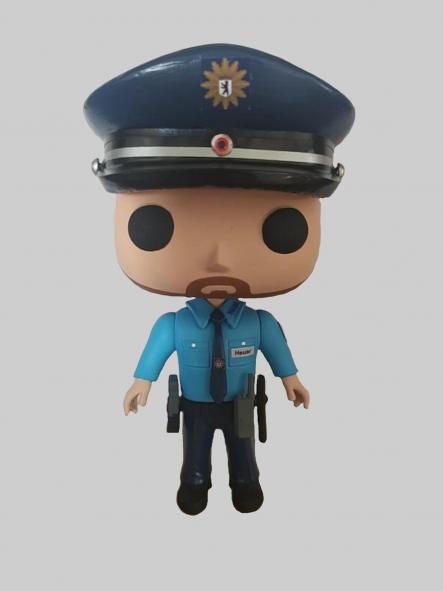 Funcops Policía de Berlín Alemania Deutsche Polizei Germany Police hombre