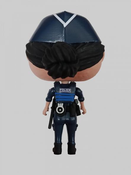 Funcops con uniforme de la Policía Municipal Francia Police Municipale France mujer [1]