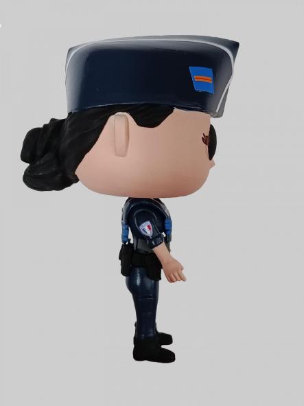 Funcops con uniforme de la Policía Municipal Francia Police Municipale France mujer [2]