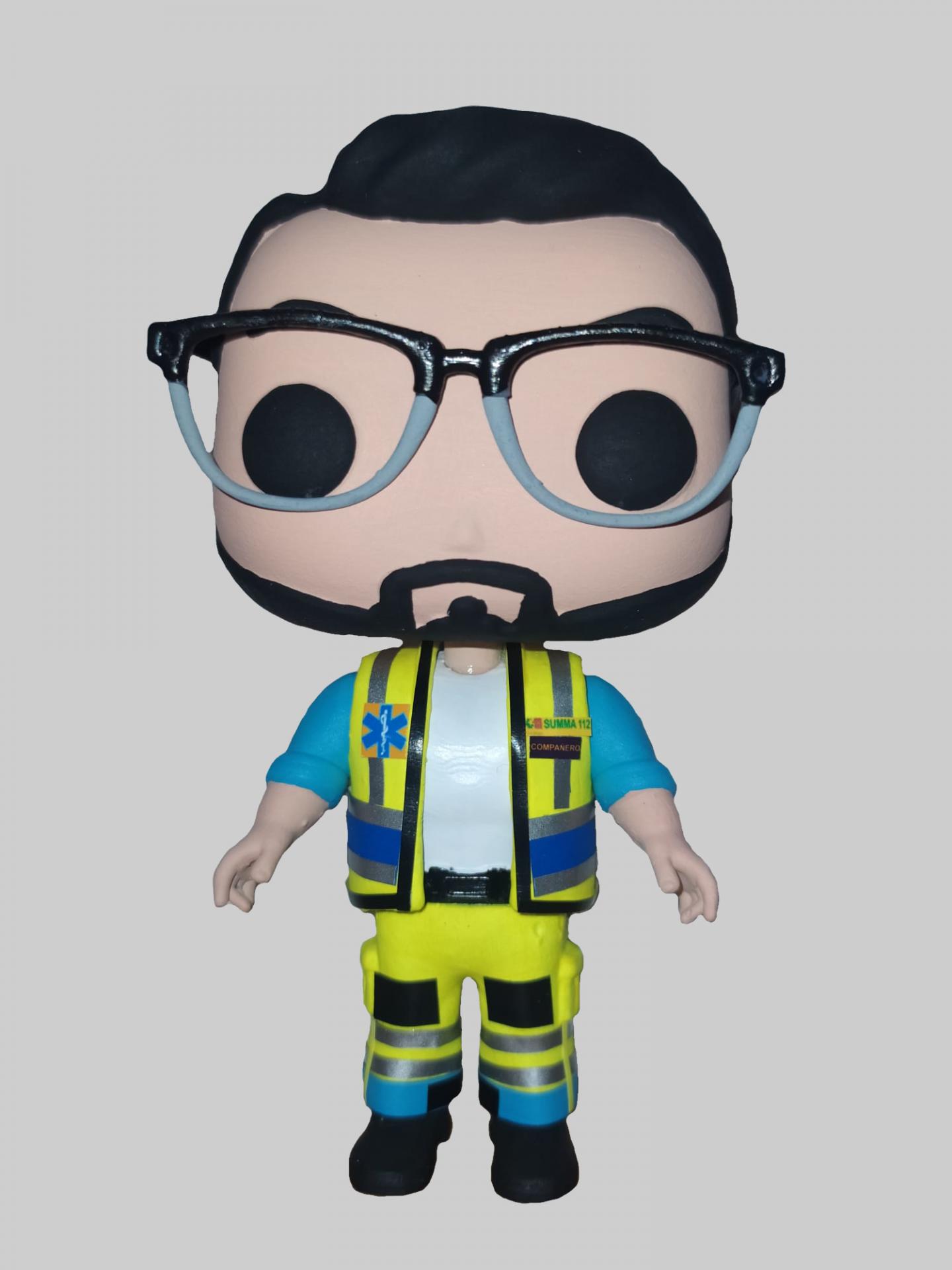 Funcops con Uniforme de SUMMA 112 Servicio de Urgencia Médica de la Comunidad de Madrid hombre