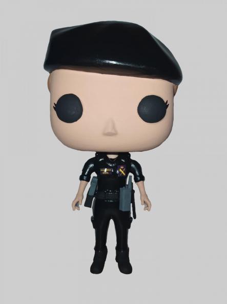 Funcops Guardia civil con uniforme del GRS Grupo Rural de Seguridad mujer [0]