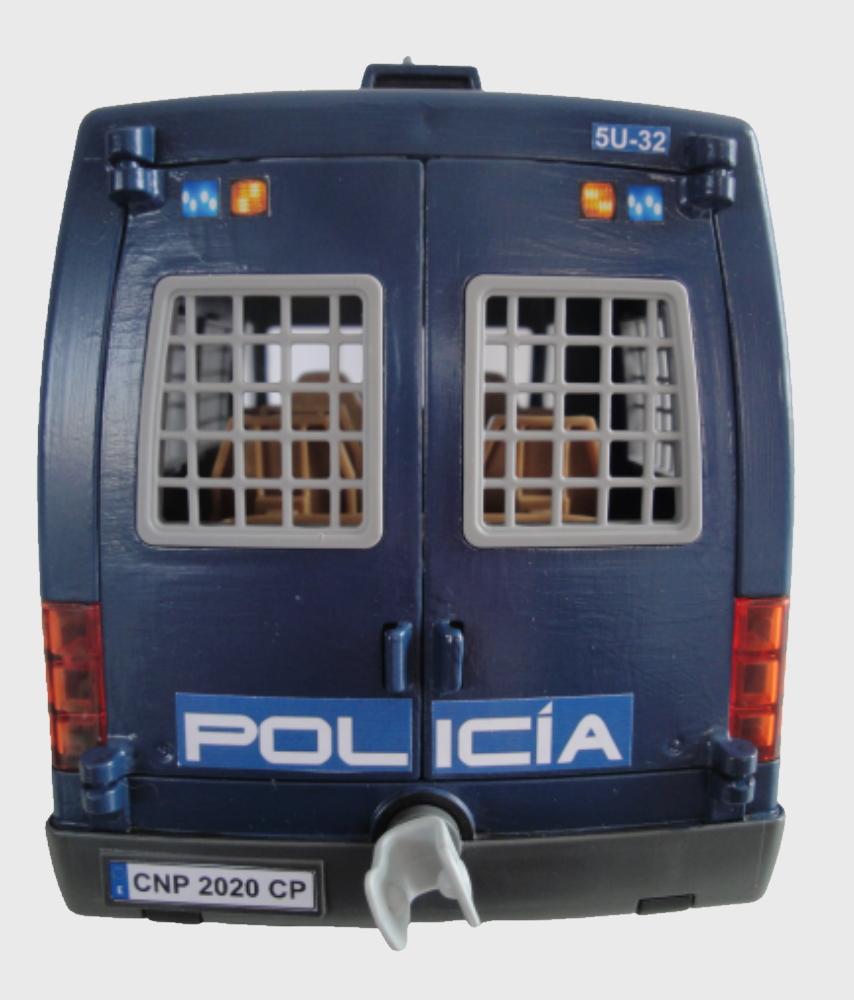 Playmobil furgoneta personalizada con distintivos de la Unidad de Intervención UIP de la Policía Nacional CNP: 59,95 €