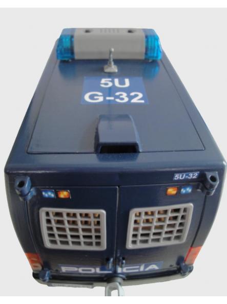 Playmobil furgoneta personalizada con los distintivos de la Unidad de Intervención UIP de la Policía Nacional CNP [3]