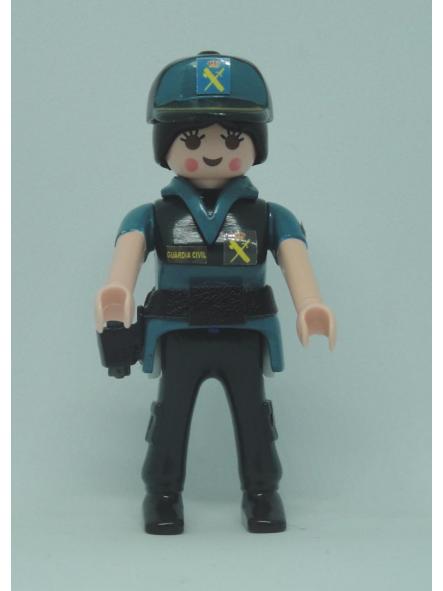 Playmobil personalizado Guardia Civil uniforme seguridad ciudadana mujer  [0]