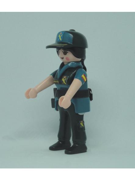 Playmobil personalizado Guardia Civil uniforme seguridad ciudadana mujer  [2]