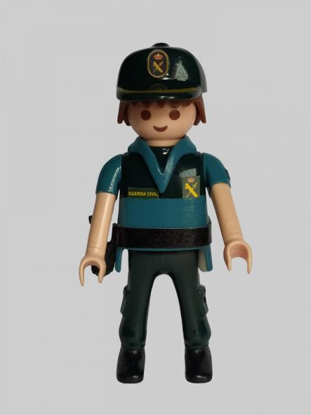 Playmobil personalizado Guardia Civil uniforme seguridad ciudadana hombre