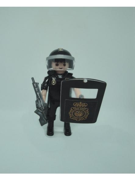 Playmobil personalizado policía nacional CNP unidad de prevención y reacción UPR hombre [0]