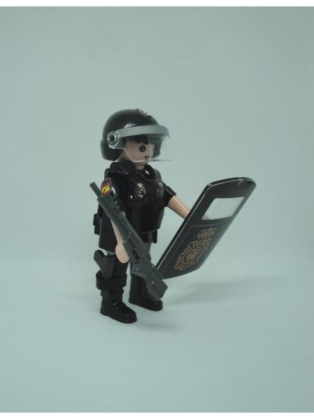 Playmobil personalizado policía nacional CNP unidad de prevención y reacción UPR hombre [2]